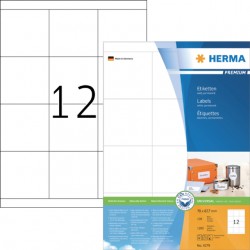Etiket HERMA 4279 70x67.7mm premium wit 1200stuks