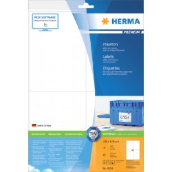 Etiket HERMA 8630 105x148mm premium wit 40stuks