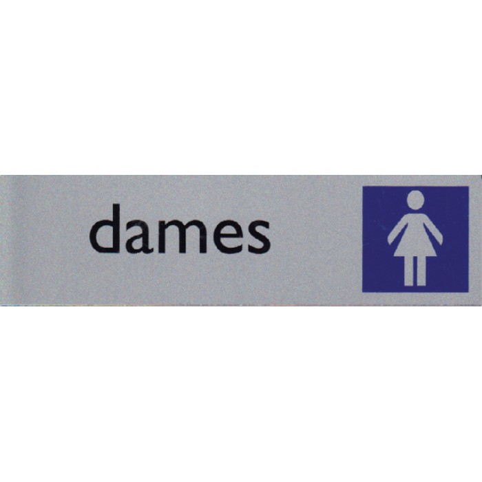 Infobord pictogram dames 165x44mm