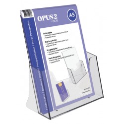 Folderhouder OPUS 2 A5 transparant