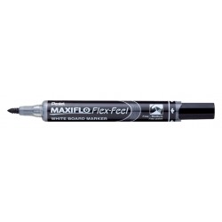 Viltstift Pentel MWL5SBF Maxiflo whiteboard zwart 1-5mm