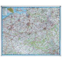 Landkaart Legamaster Belgie 101x121cm