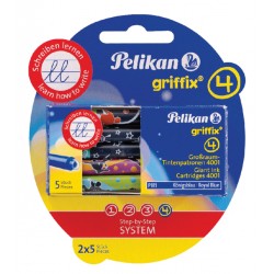 Inktpatroon Pelikan Griffix blauw op blister