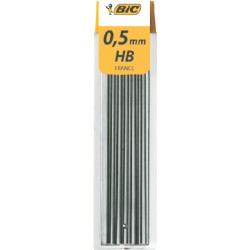Potloodstift Bic 0.5mm HB koker à 12st