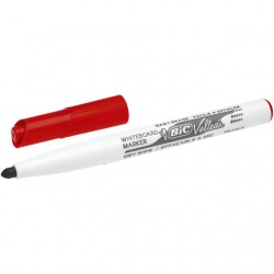 Viltstift Bic 1741 whiteboard rond rood 1.4mm