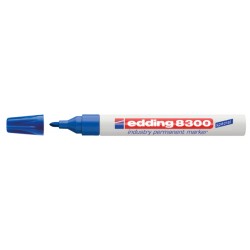 Viltstift edding 8300 industrie rond 1.5-3mm blauw