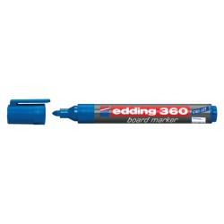 Viltstift edding 360 whiteboard rond blauw 3mm