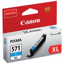 Inktcartridge Canon CLI-571XL  blauw