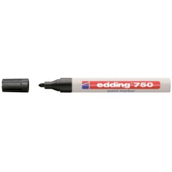 Viltstift edding 750 lakmarker rond 2-4mm zwart