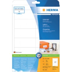 Etiket HERMA 5056 96.5x42.3mm premium wit 300stuks