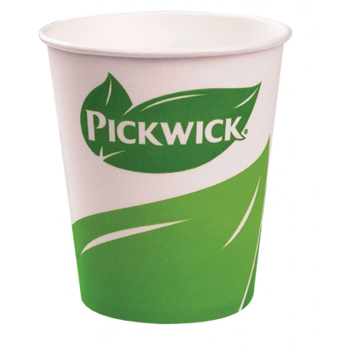 Beker Pickwick 250ml karton 100 stuks
