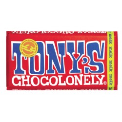 Chocolade Tony's Chocolonely melk reep 180gr