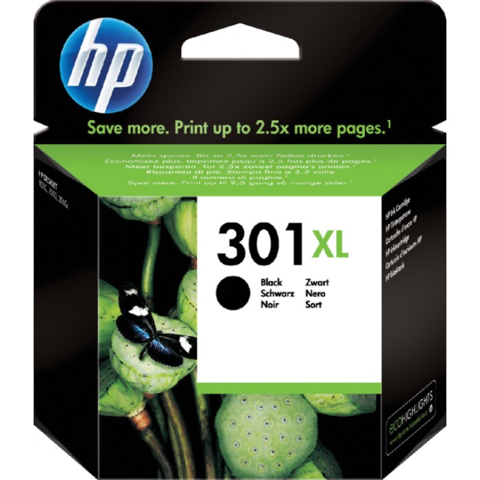 Inktcartridge HP CH563EE 301XL zwart