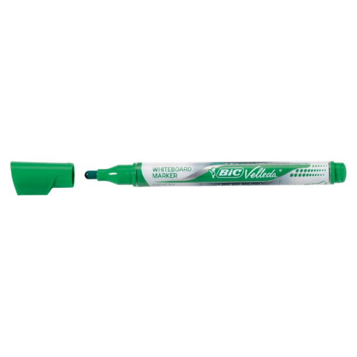 Viltstift Bic Velleda liquid whiteboard rond medium groen