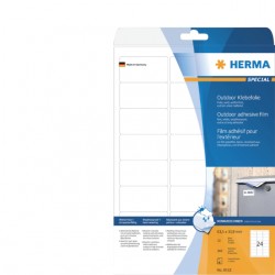Etiket HERMA 9532 63.5x33.9mm weerbestendig wit 240st