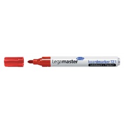 Viltstift Legamaster TZ1 whiteboard rond 1.5-3mm rood