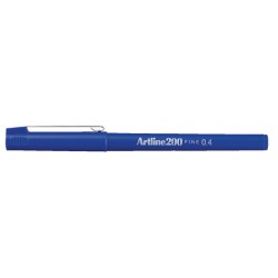 Fineliner Artline 200 rond 0.4mm blauw