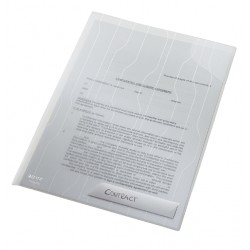 Combifile Leitz 4728 harde rug A4 PP transparant
